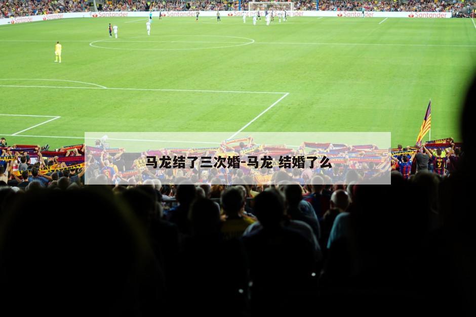 马龙结了三次婚-马龙 结婚了么